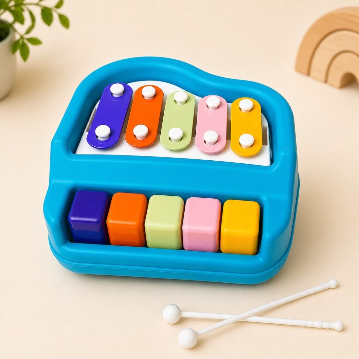 Kids Musical Xylophone Toy with Colorful Keys & Mallets, Educational Music Learning Toy for Toddlers and Kids
